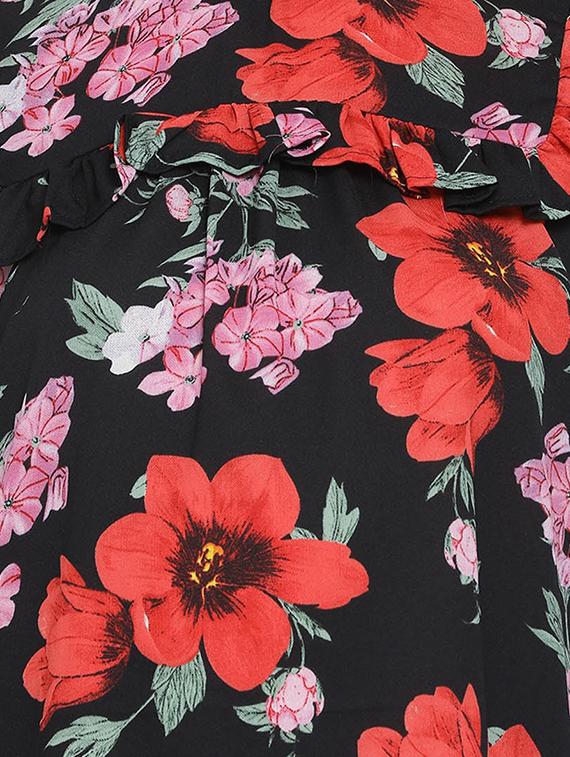 floral maternity wear top - 17341744 - Standard Image - 4