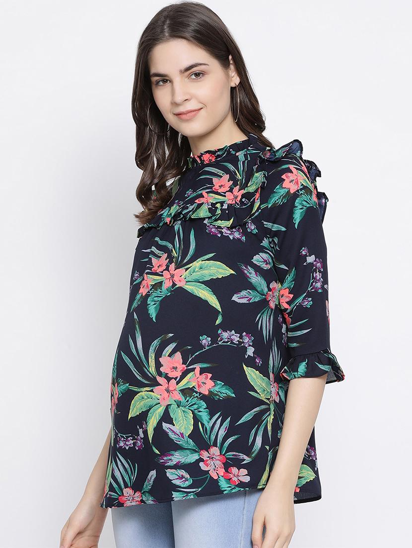 floral maternity wear top  - 17341746 -  Standard Image - 1