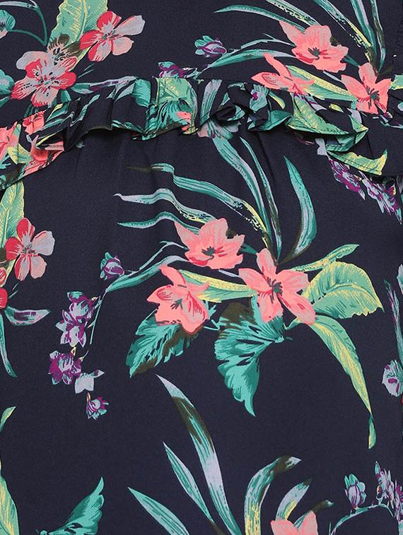 floral maternity wear top - 17341746 - Standard Image - 4