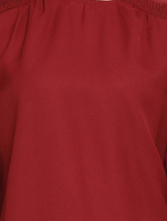 bishop sleeves solid top - 17341786 - Standard Image - 4