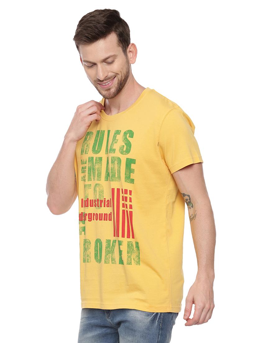 men printed short sleeves t-shirt - 17342252 -  Standard Image - 1