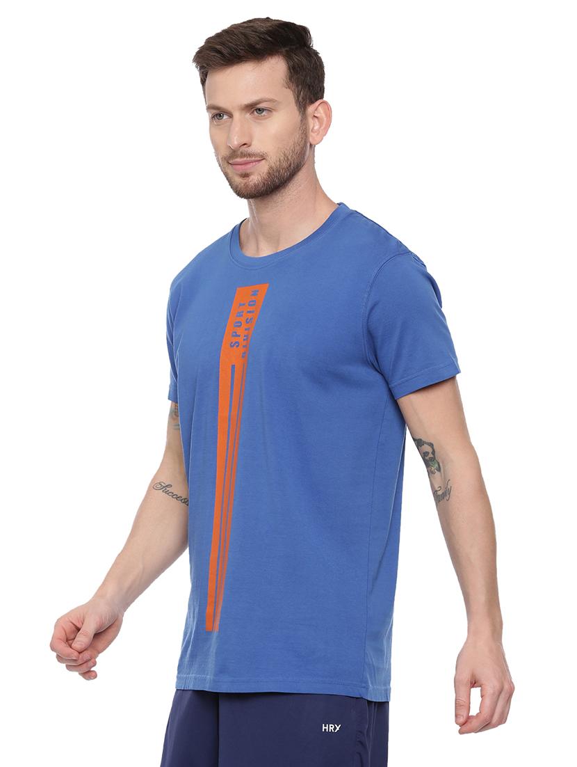 blue front print t-shirt - 17342254 - Standard Image - 1