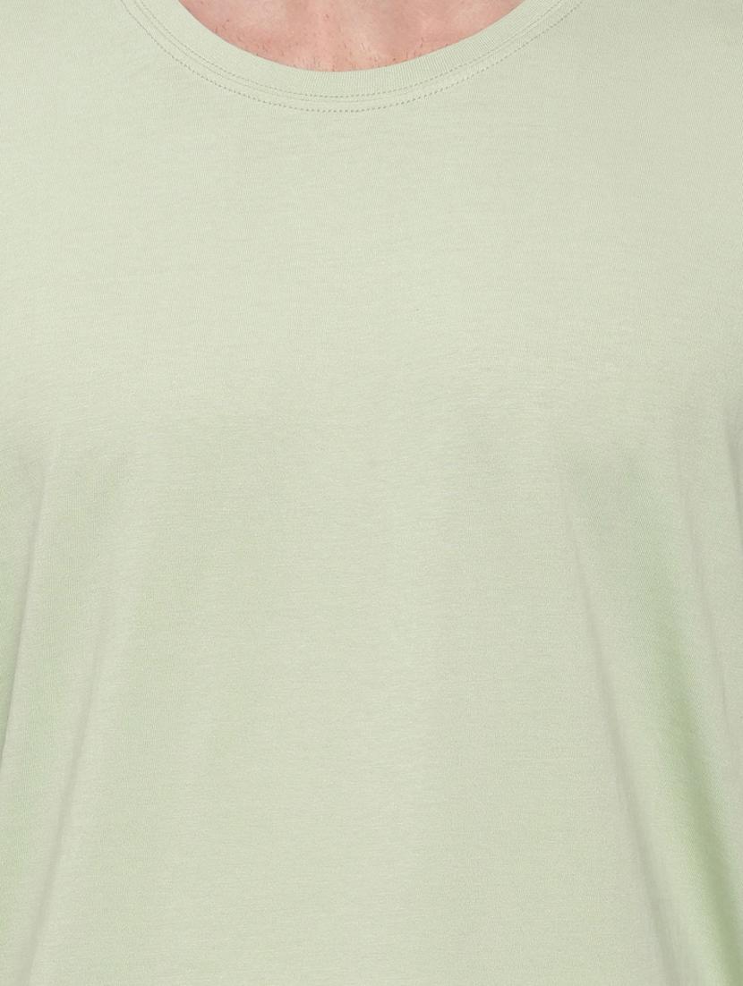 olive green front print t-shirt - 17342262 - Standard Image - 4