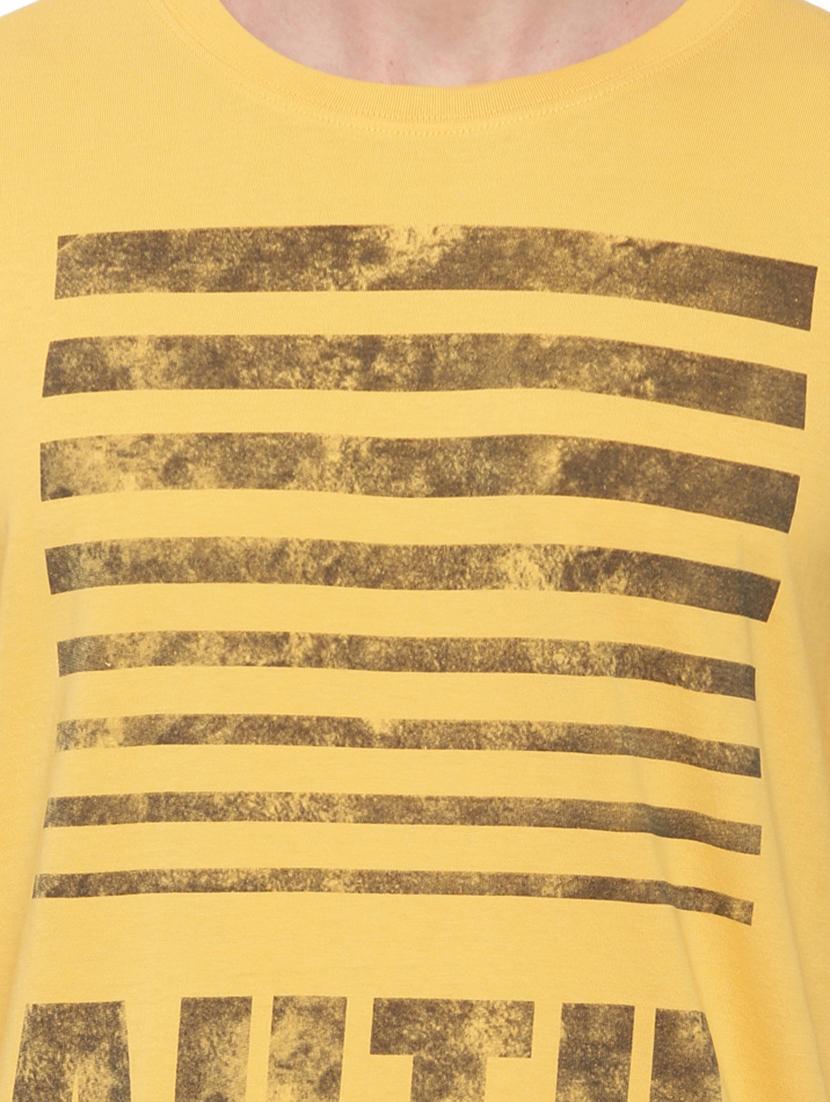 yellow front print t-shirt - 17342266 - Standard Image - 4