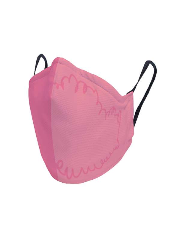 pink nonwoven antipollution men mask - 17343973 -  Standard Image - 1