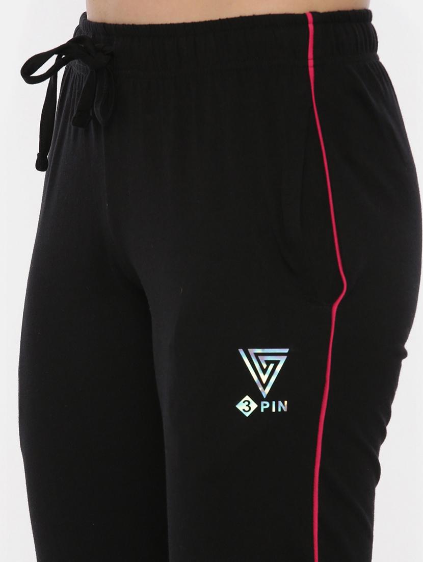 drawstring waist track pant - 17344745 - Standard Image - 4