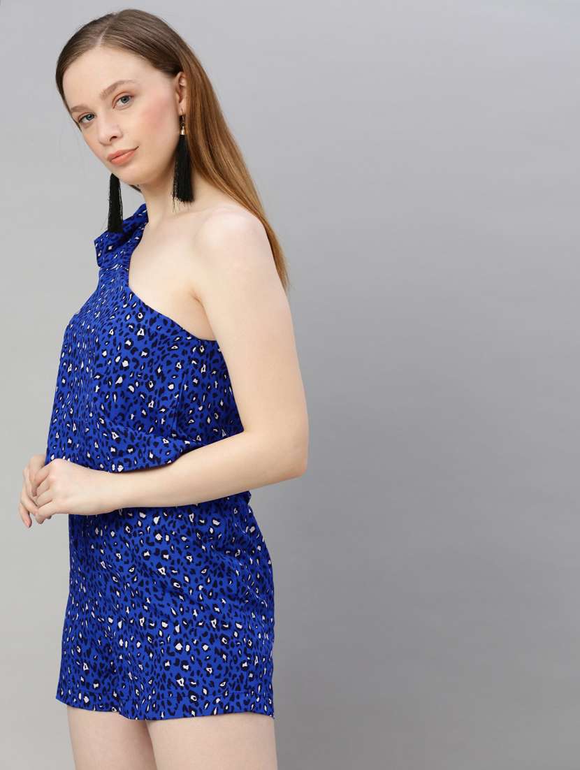 tie up single shoulder romper  - 17345557 -  Standard Image - 1