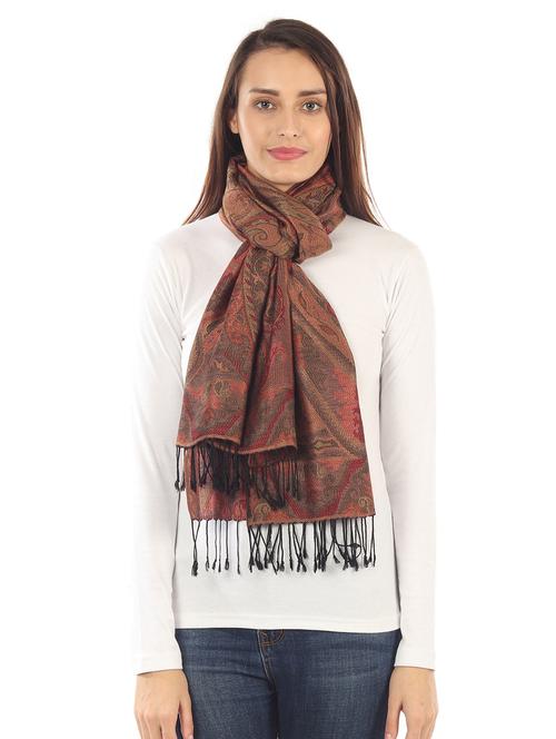 multi colored silk blend stole - 17345581 -  Standard Image - 0
