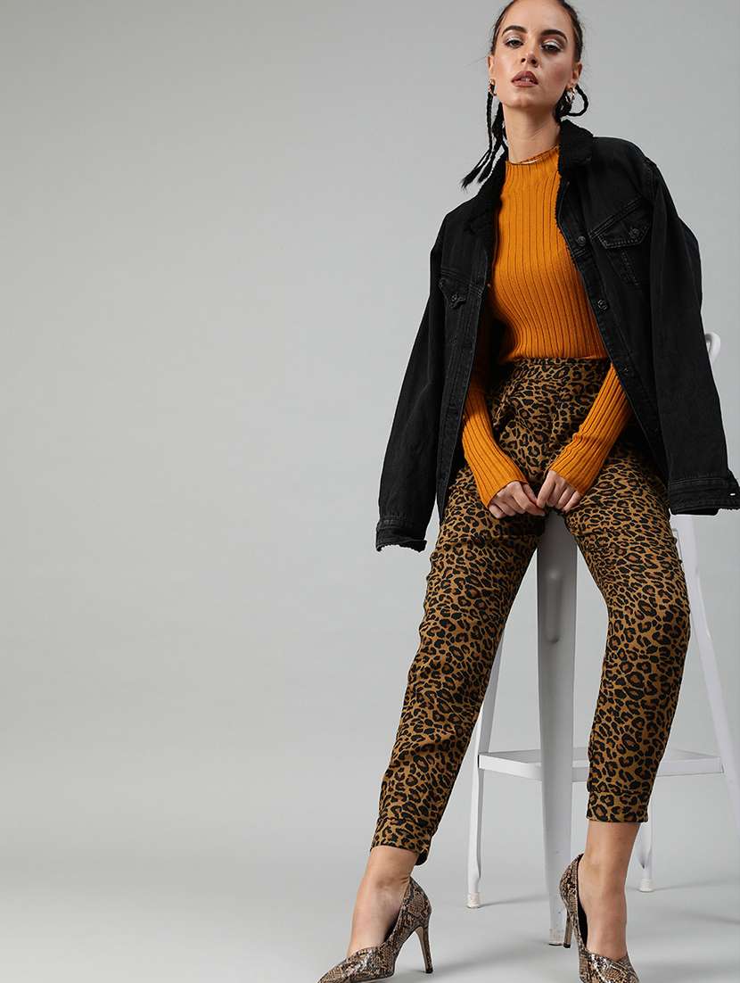 brown modal regular track pants - 17345860 -  Standard Image - 4