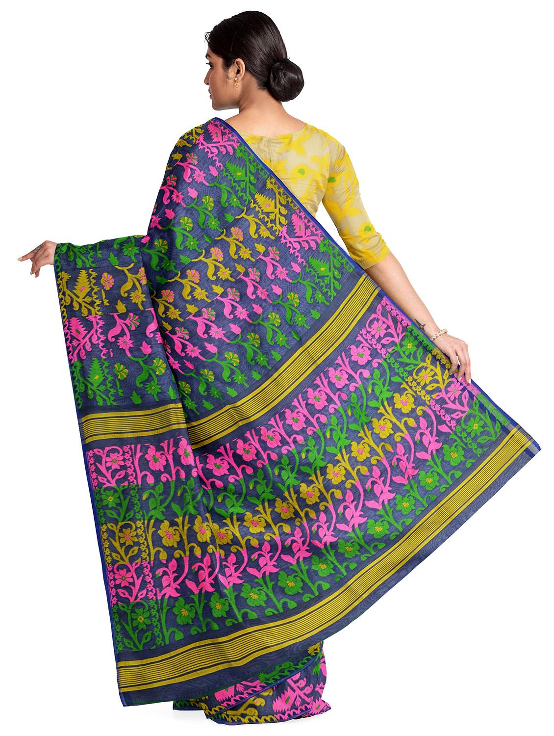 women's self design multi colored saree - 17346866 -  Standard Image - 1