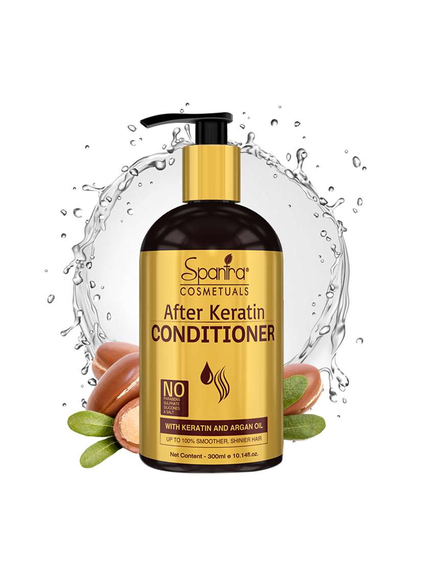 for  shinner, stronger,& smoother infused with keratin  and argan oil