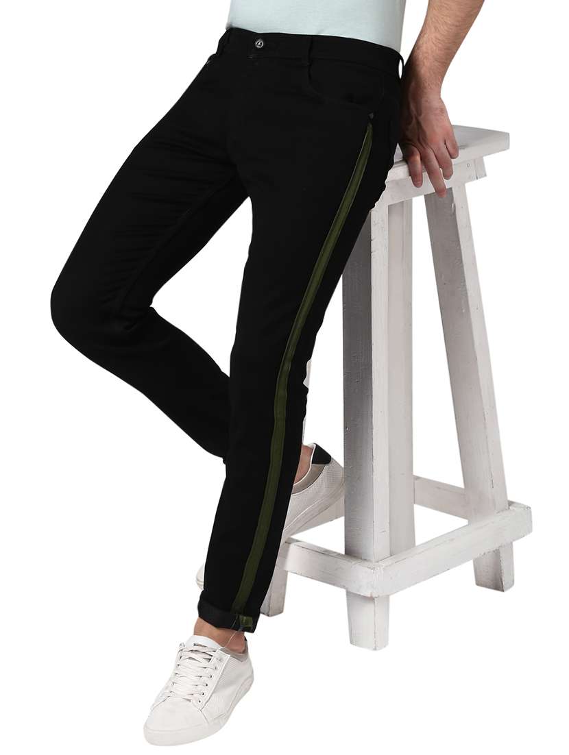 mens slim fit plain jeans