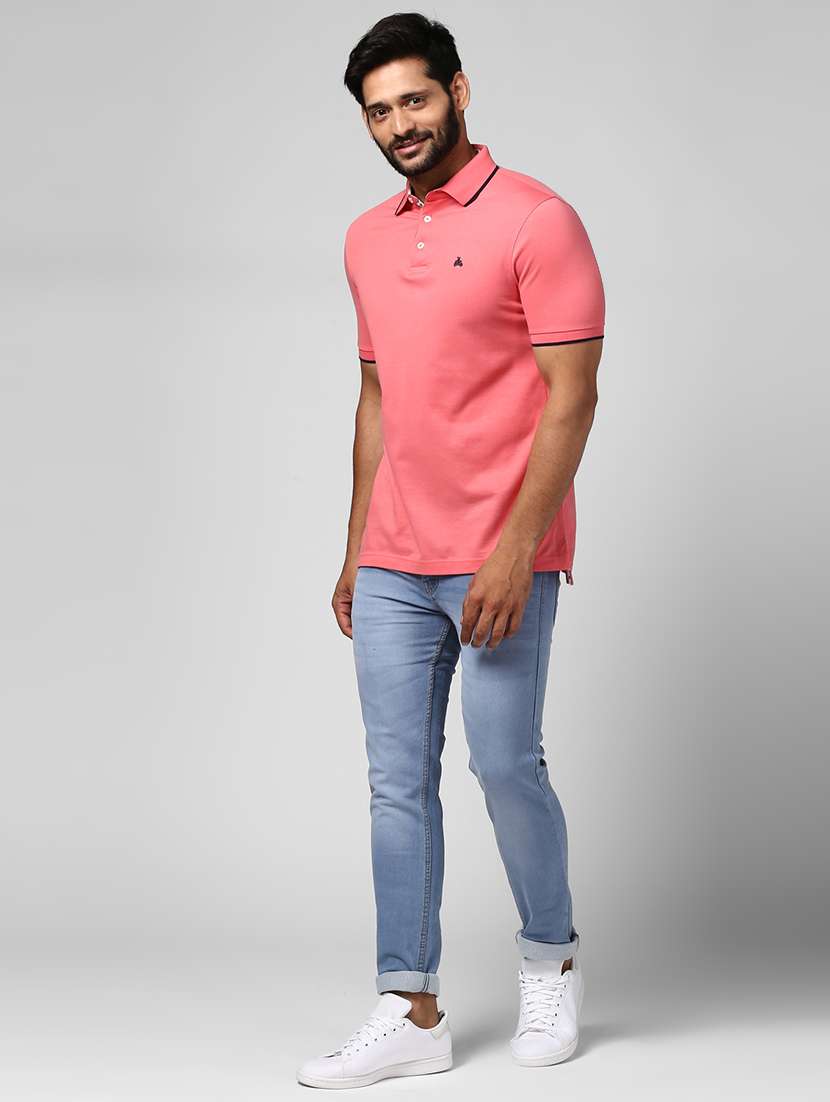 mens slim fit plain jeans - 17347490 - Standard Image - 4