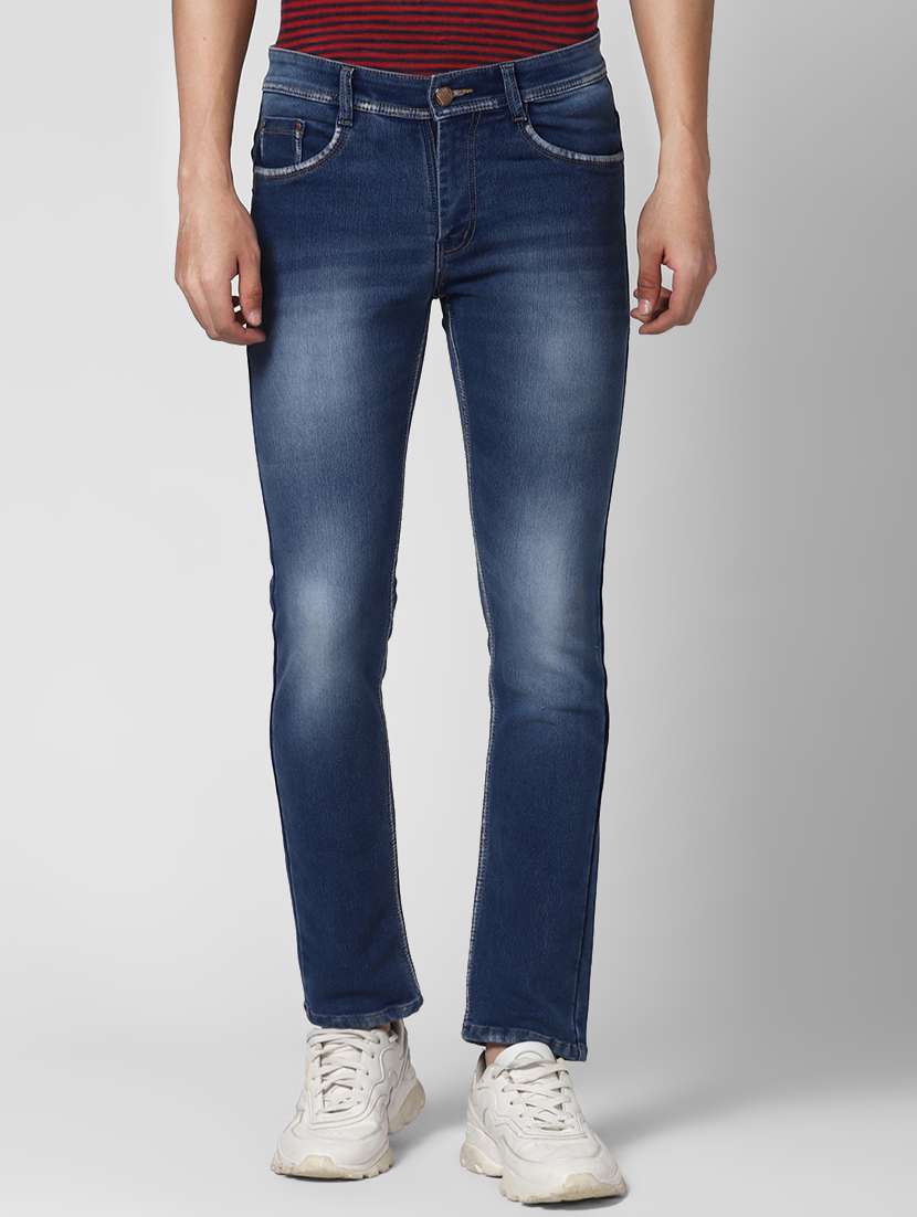 mens slim fit plain jeans - 17347492 -  Standard Image - 1