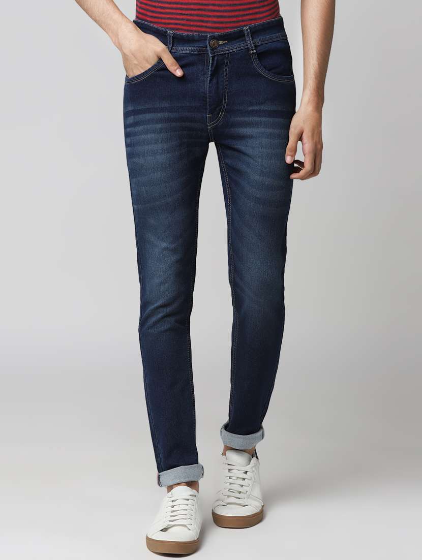 mens skinny fit plain jeans - 17347495 -  Standard Image - 1