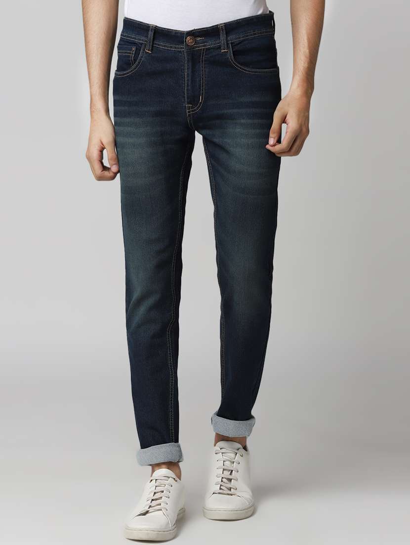 mens slim fit plain jeans - 17347496 -  Standard Image - 1