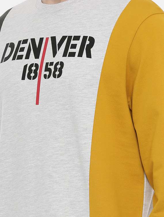 mens color block sweatshirt - 17347633 -  Standard Image - 4