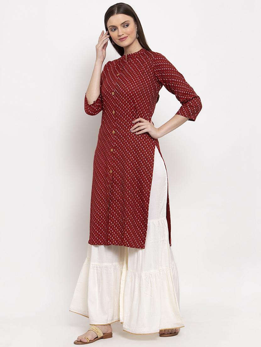 printed kurta sharara set - 17348120 - Standard Image - 1
