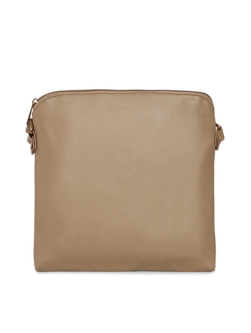 beige leatherette (pu) sling bag - 17348440 - Standard Image - 1