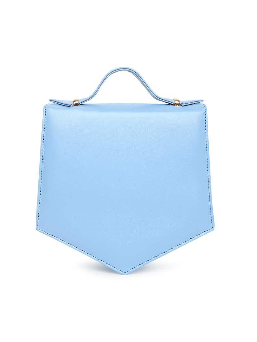 blue leatherette (pu) sling bag - 17348453 -  Standard Image - 1