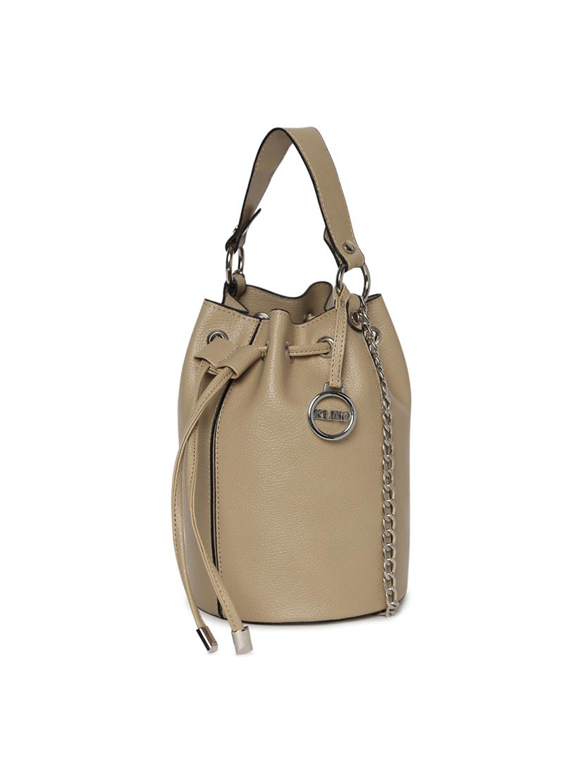 beige leatherette (pu) sling bag - 17348468 - Standard Image - 4
