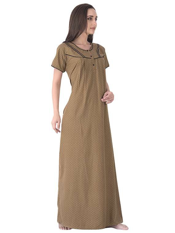 nightwear maxi gown  - 17348632 -  Standard Image - 1