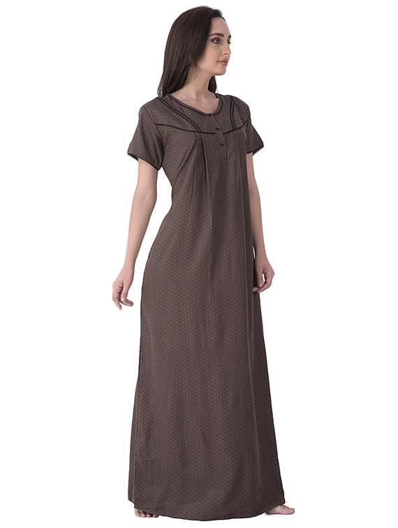 nightwear maxi gown - 17348634 - Standard Image - 1