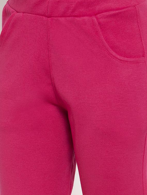 solid straight tapered pant - 17348801 - Standard Image - 4