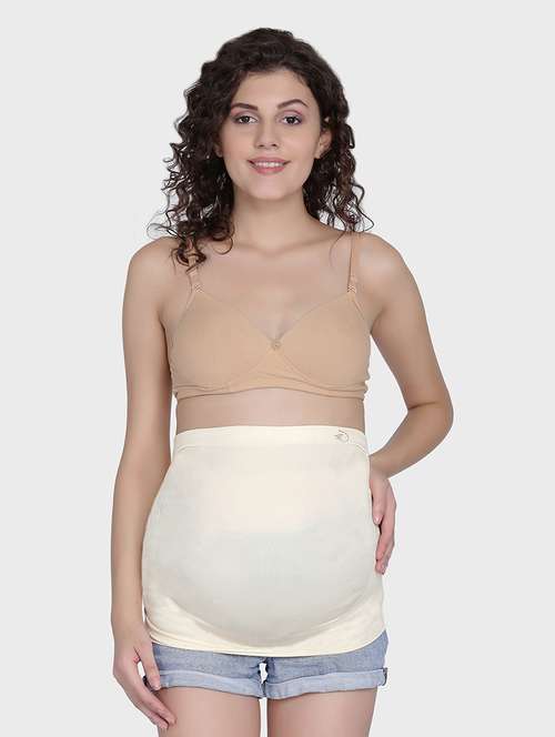 beige polyester post pregnancy shapewear