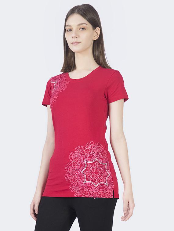 round neck printed tee  - 17351648 -  Standard Image - 1