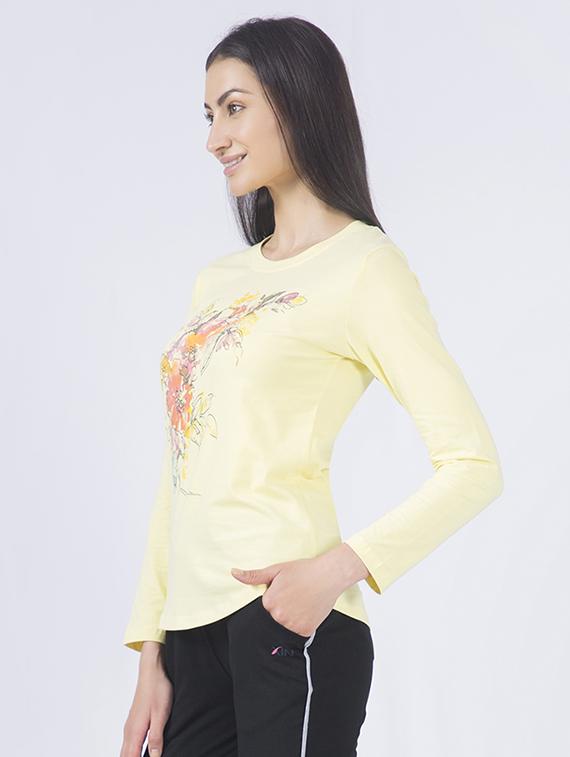 round neck floral tee - 17351656 -  Standard Image - 1