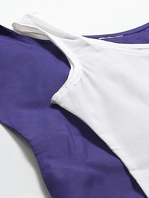 ada set of 2 royal blue & white camisole - 17352060 - Standard Image - 6