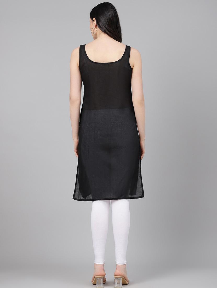 ada set of 2 peach & black camisole - 17353140 - Standard Image - 4