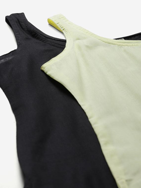 ada set of 2 lemon & black camisole - 17353143 - Standard Image - 6