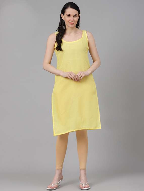 ada set of 2 yellow & black camisole  - 17353144 -  Standard Image - 1