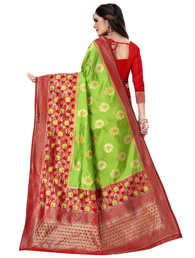 half & half banarasi saree - 17354753 -  Standard Image - 1