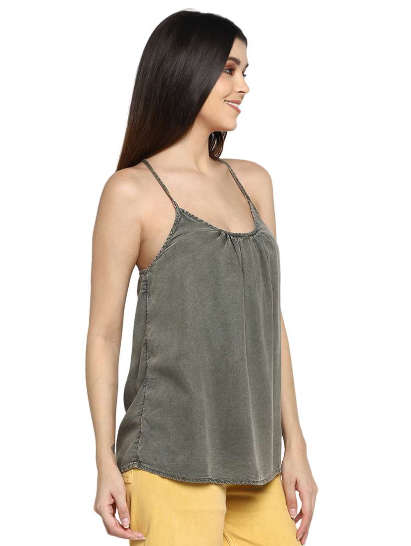 women's straight shoulder strap top - 17358179 -  Standard Image - 1