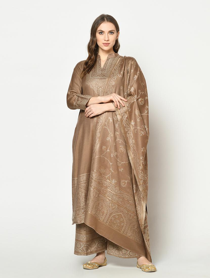 floral unstitched suit - 17359215 - Standard Image - 1