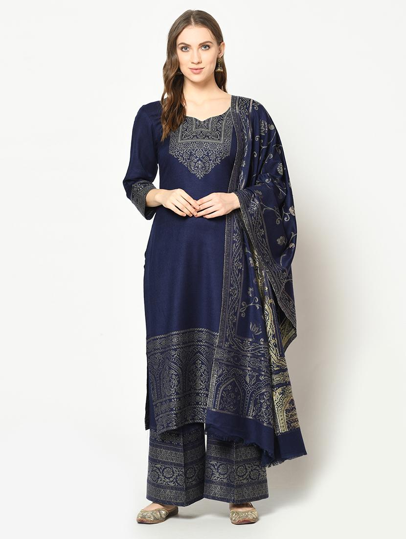 zari work unstitched suit - 17359216 -  Standard Image - 1