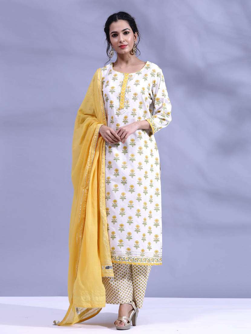 floral kurta palazzo set