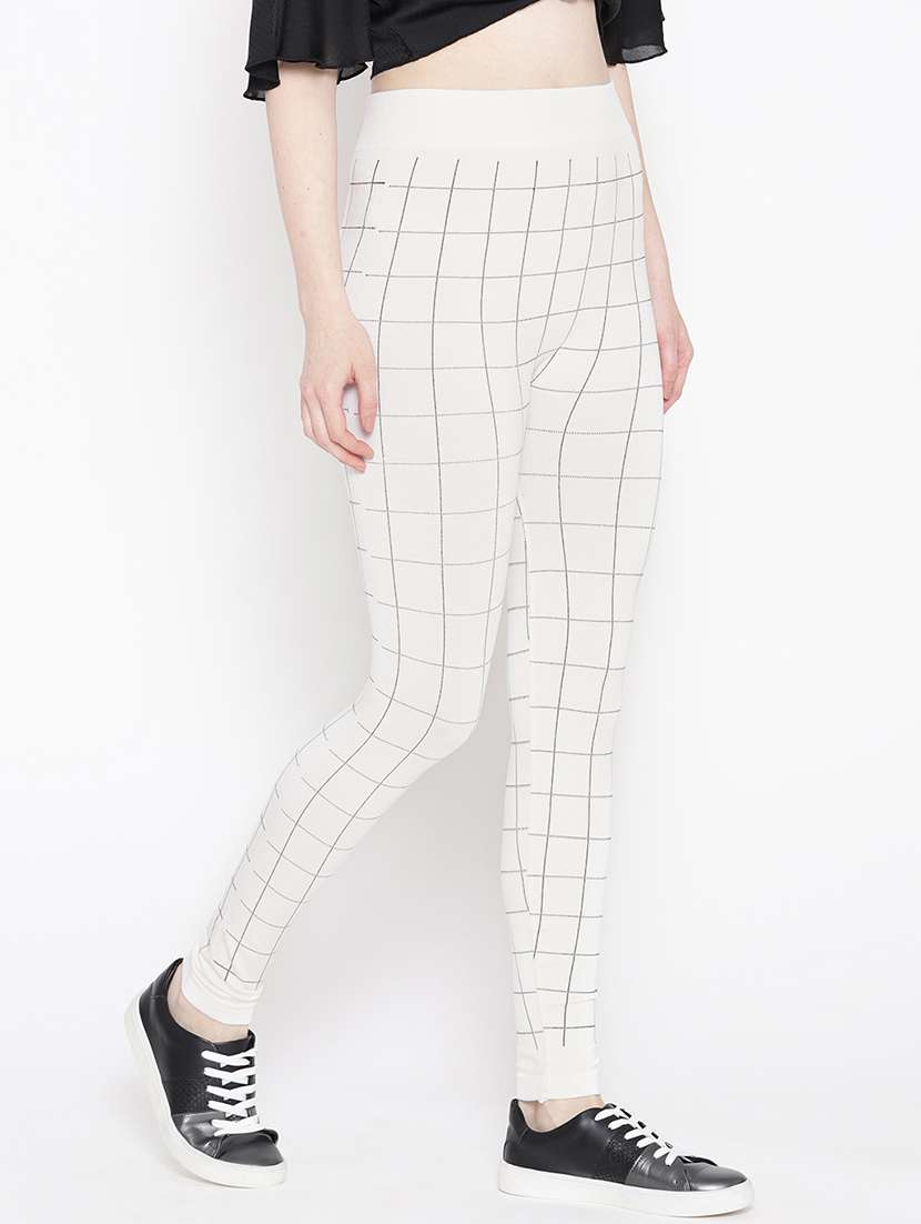 high rise checkered jegging  - 17359377 -  Standard Image - 1