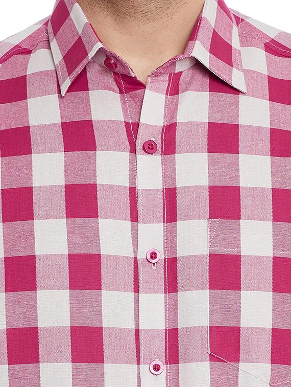 mens checks formal shirt - 17361876 - Standard Image - 4