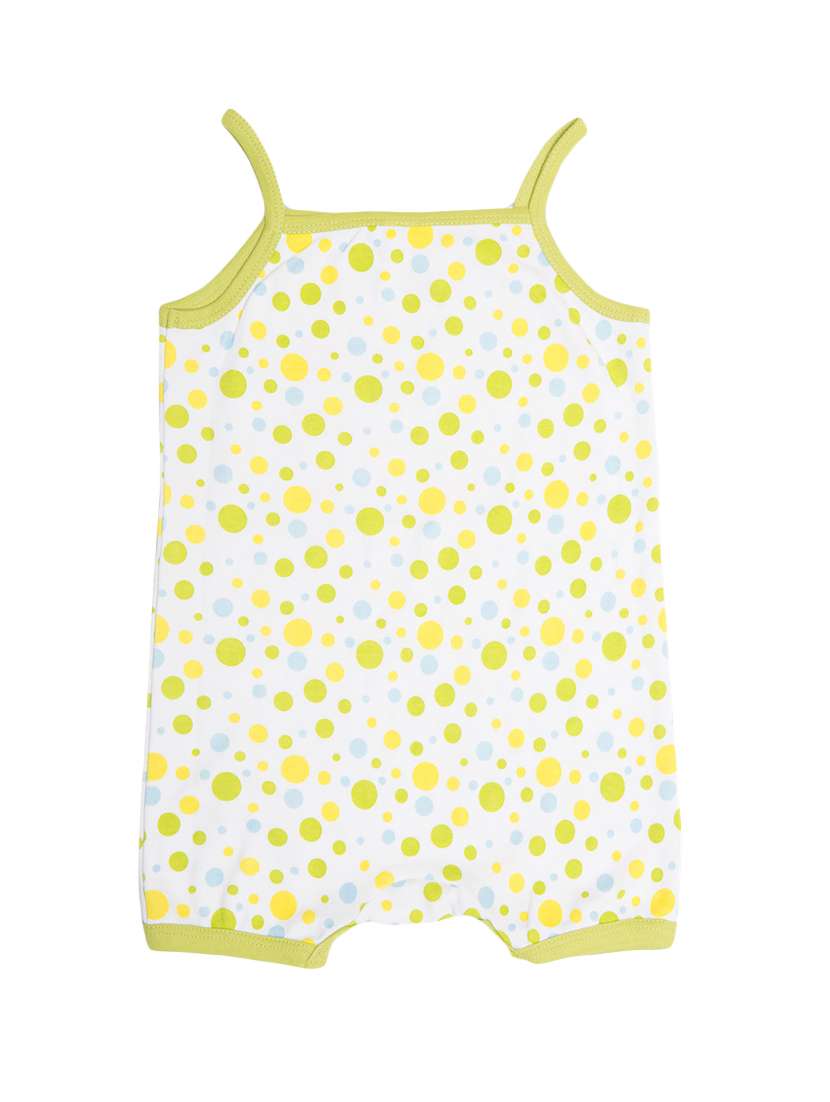 yellow cotton romper - 17362686 - Standard Image - 1