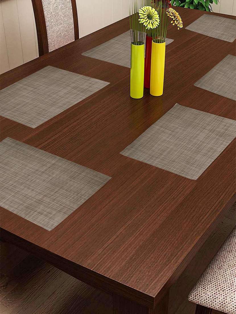 dining table mats easily washable & extra durable (set of 6 pieces)