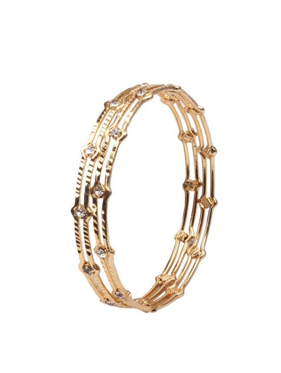 gold brass bangle