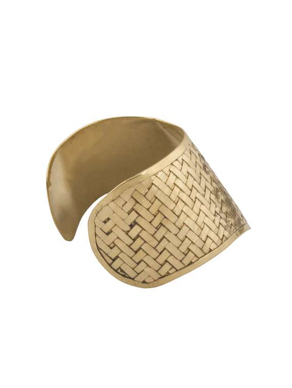 gold cuffs bracelet - 17363862 -  Standard Image - 1