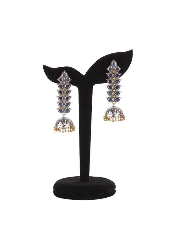 gold plated studs earring - 17363884 - Standard Image - 1
