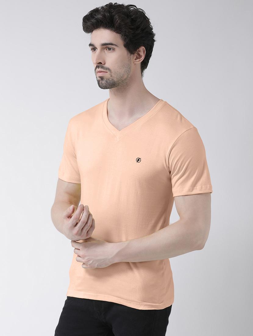 pink solid t-shirt - 17367355 - Standard Image - 1