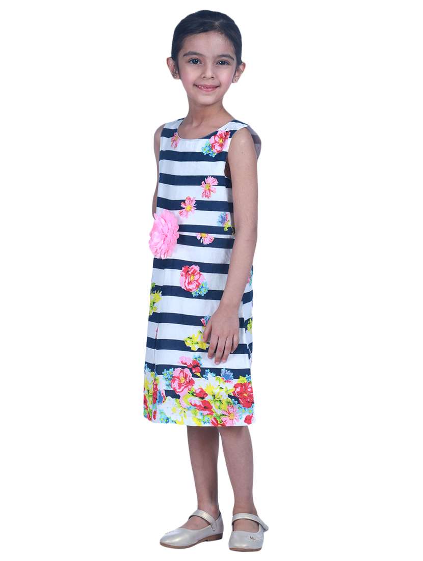 girls round neck sleeveless frock - 17367643 -  Standard Image - 1