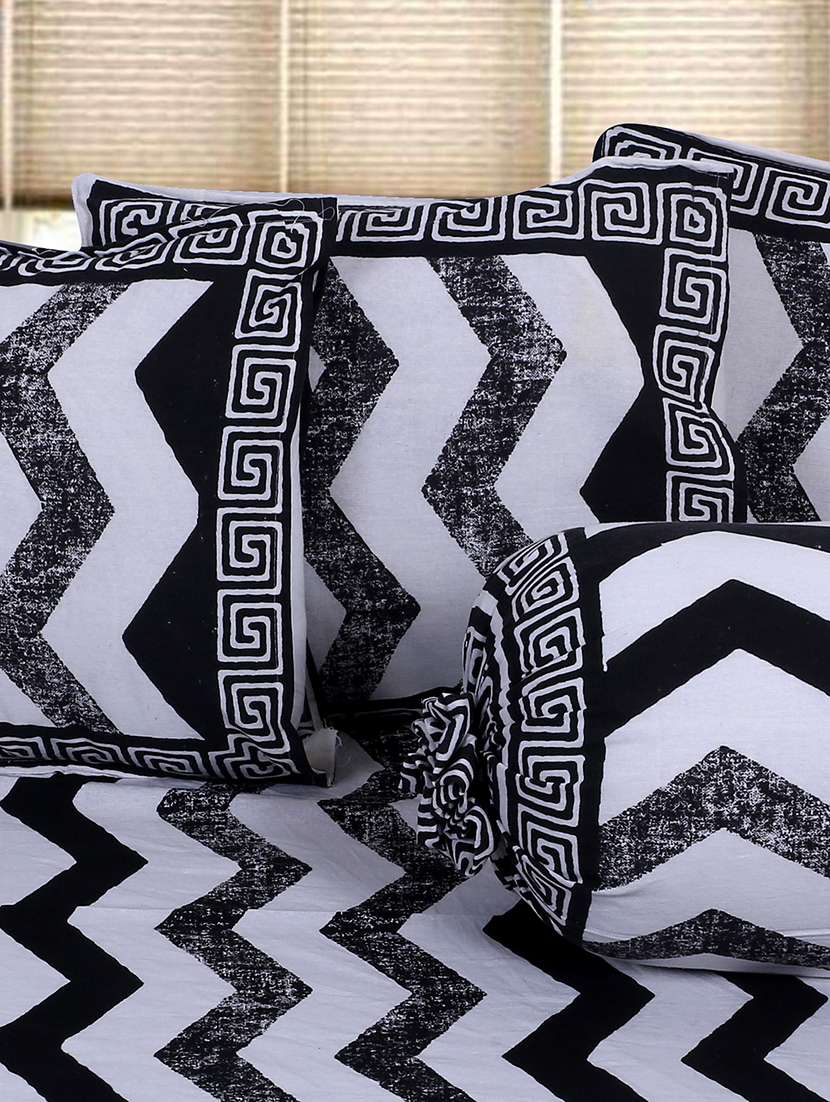  cotton printed jaipuri print diwan set (pack of 6) - 17367913 -  Standard Image - 1